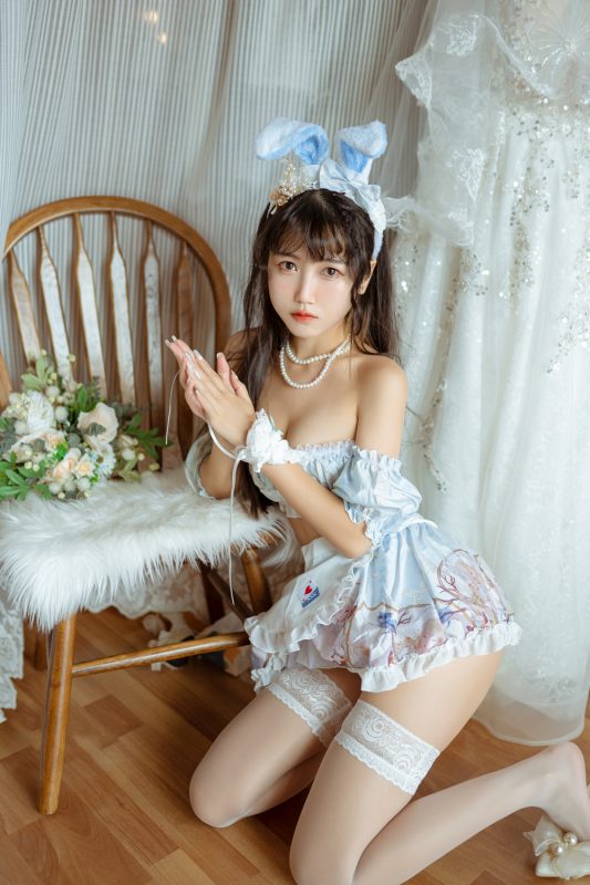 不呆猫 NO.025 兔子女友 [55P-493MB]-喵领域