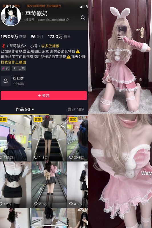 抖音 草莓酸奶 微密圈  NO.024期 【29P】-喵领域