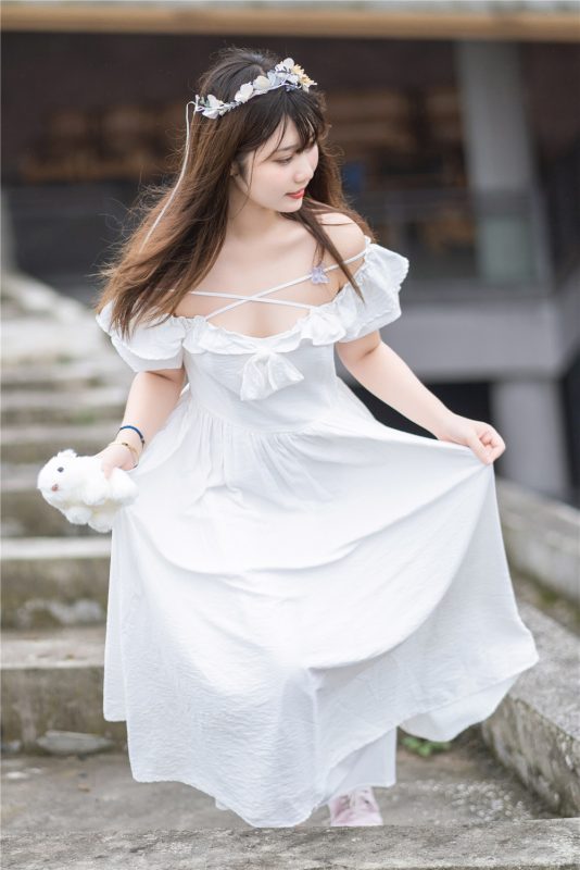 镜酱 VOL.007 [12P] 私奔之连衣裙-喵领域