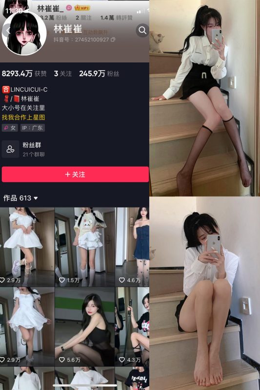 抖音 林崔崔 微密圈  NO.001期 【8P1V】-喵领域