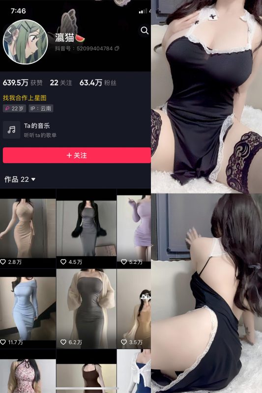 抖音 瀛猫 微密圈  NO.043期 【13P】最新至：2024.4.6-喵领域